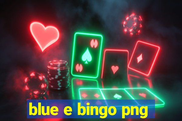 blue e bingo png